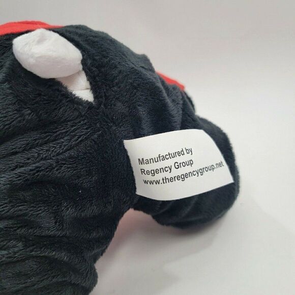 Regency Group Panda Plush Red Gold Shirt Black Pants Embroidered 11" - Picture 7 of 8